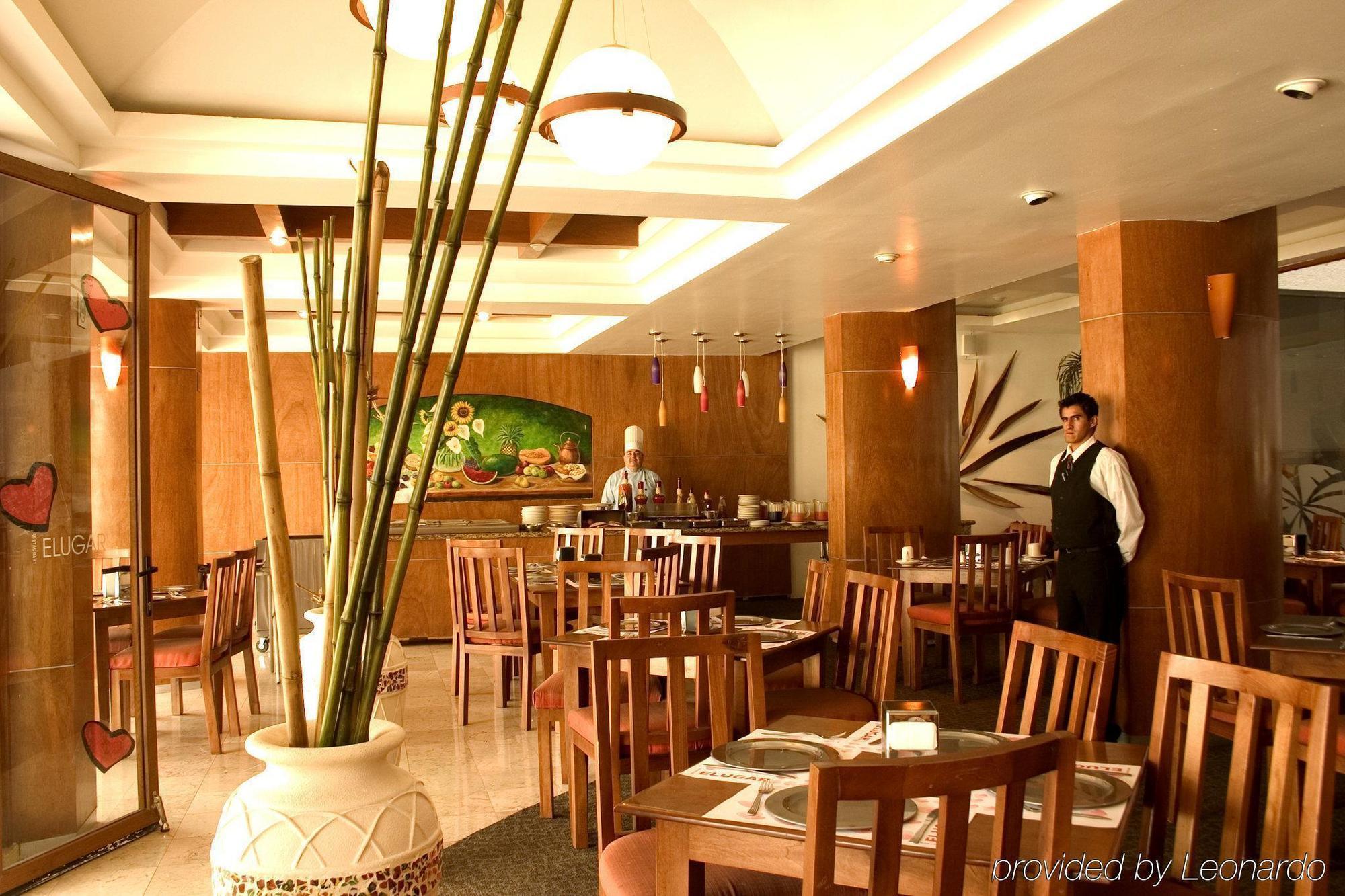 Hotel Emily Pachuca Restoran fotoğraf